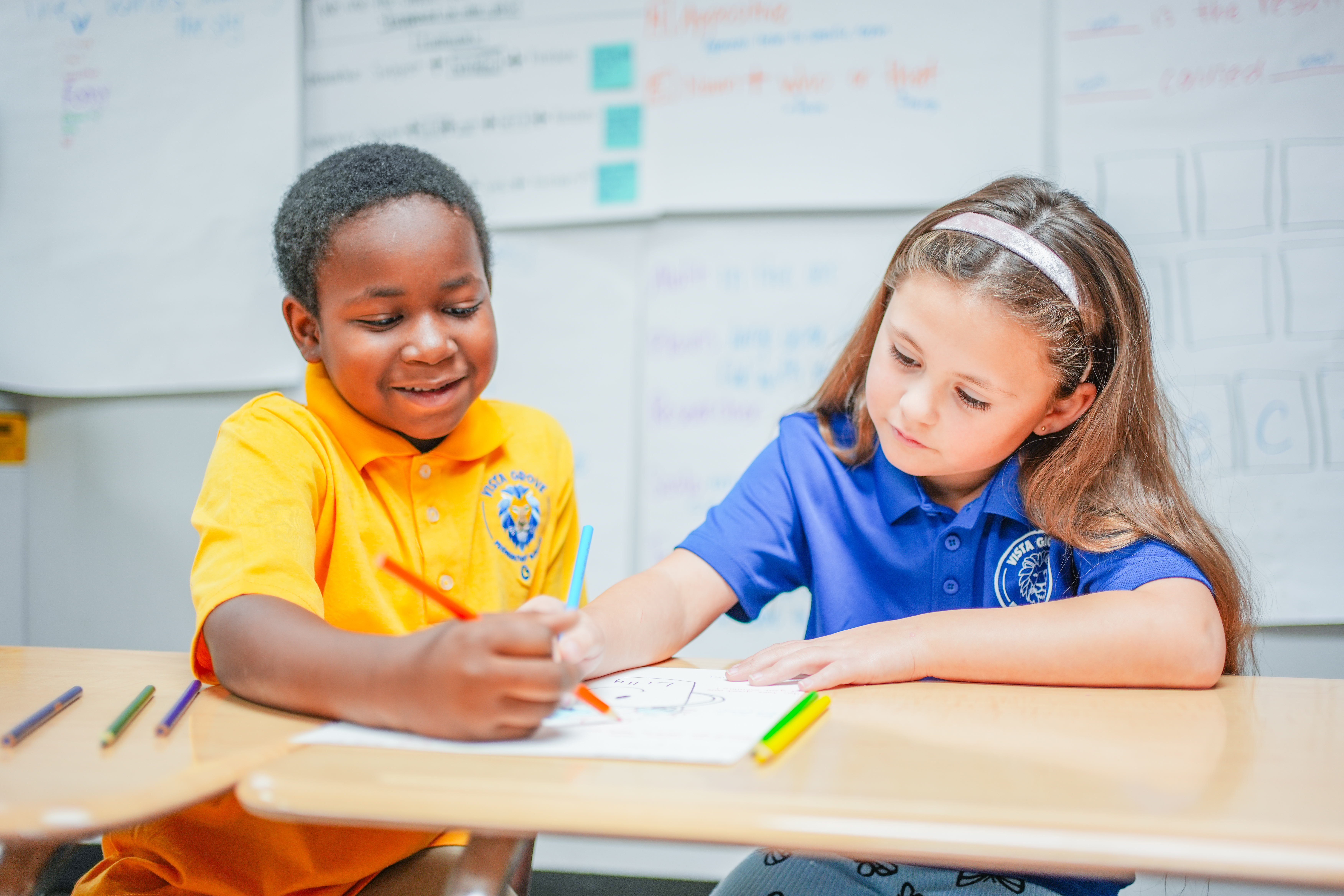Students engaged in quality education at Vista Grove